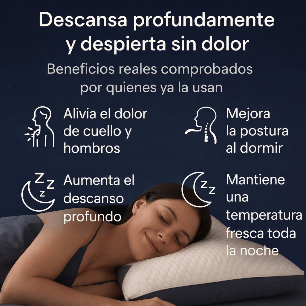 Almohada Cervical Premium Comfort 2x1