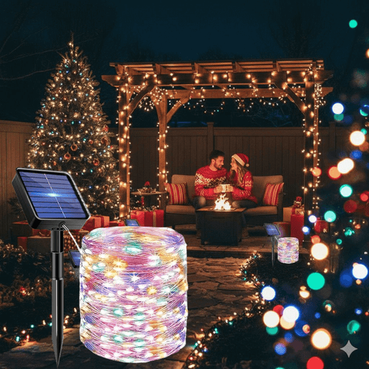 Cadena de luces solares, 300 luces 30 m