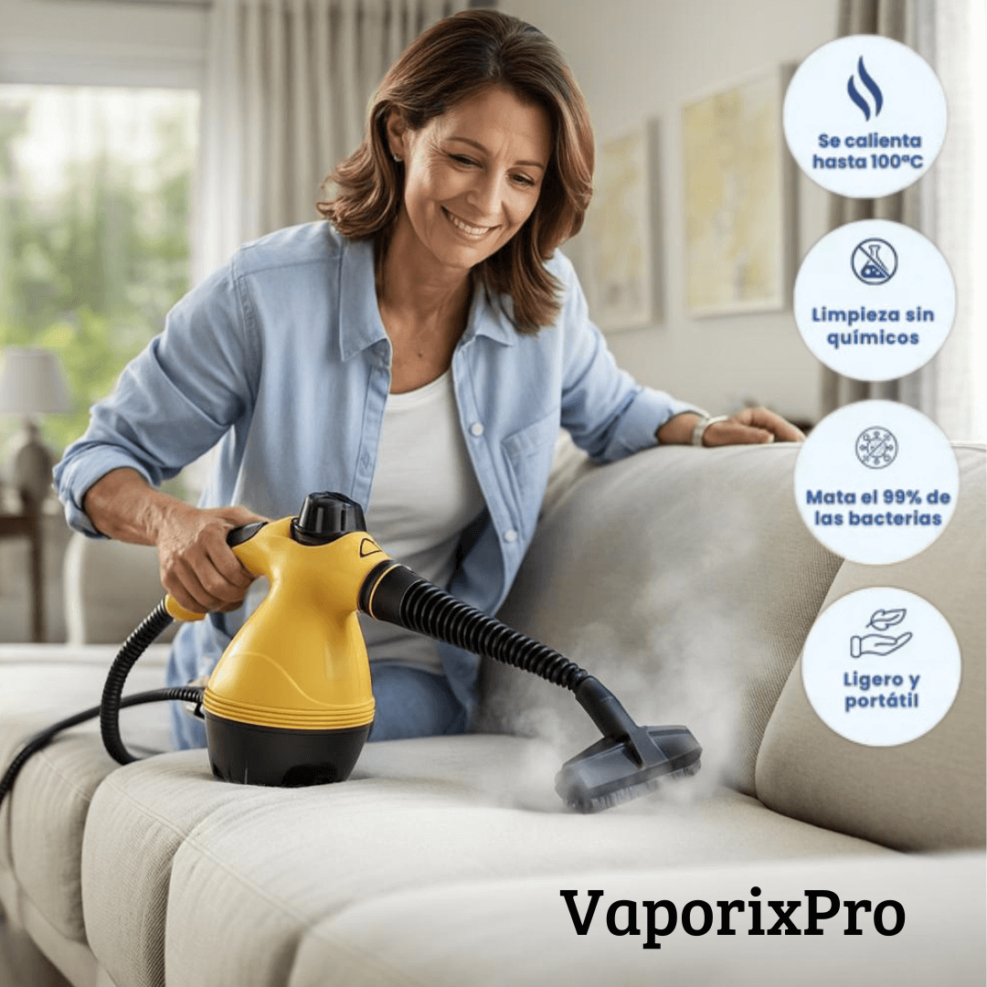VaporixPro - Limpiador desinfectante a vapor